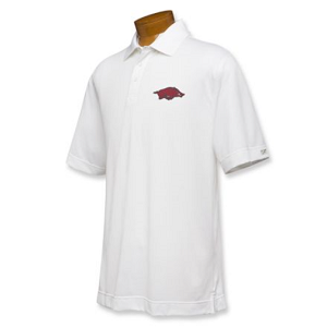 Arkansas Razorbacks Men's CB DryTec Championship Polo - White